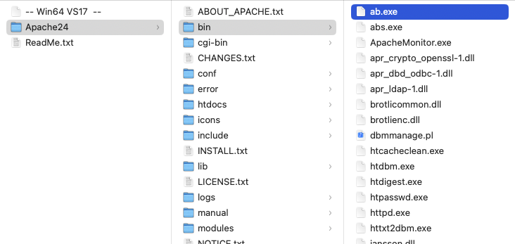 apache-windows-ab