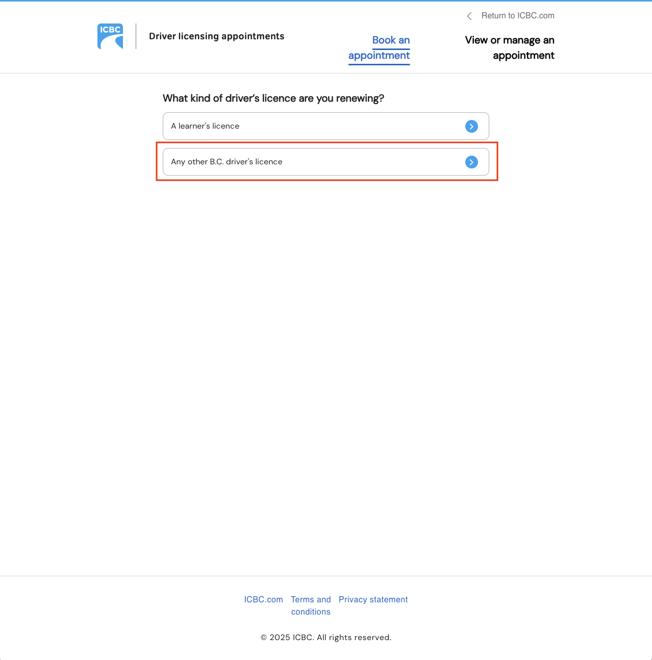 appointment-licence-type