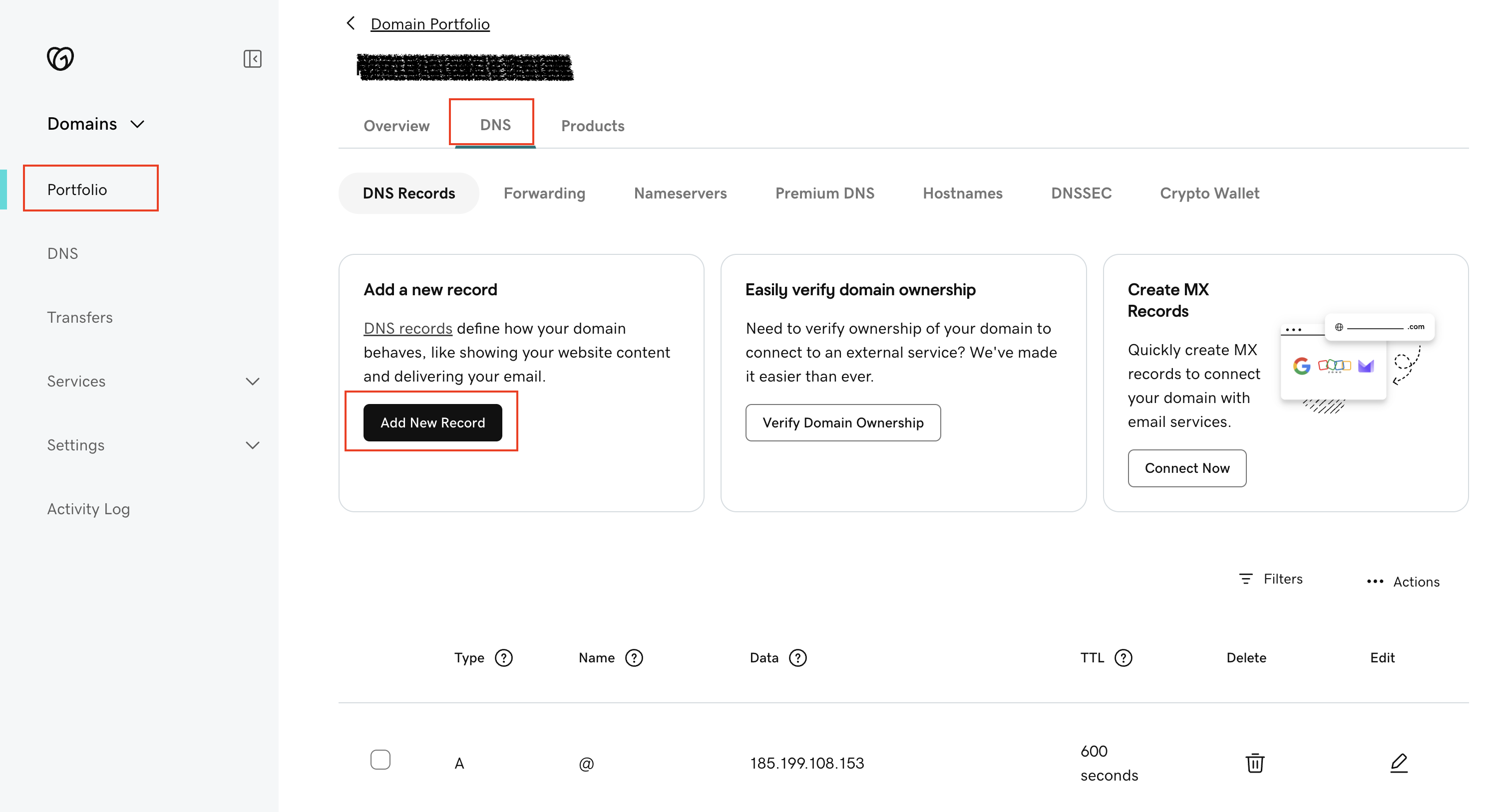 Godaddy DNS